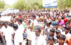 Dalits protesting